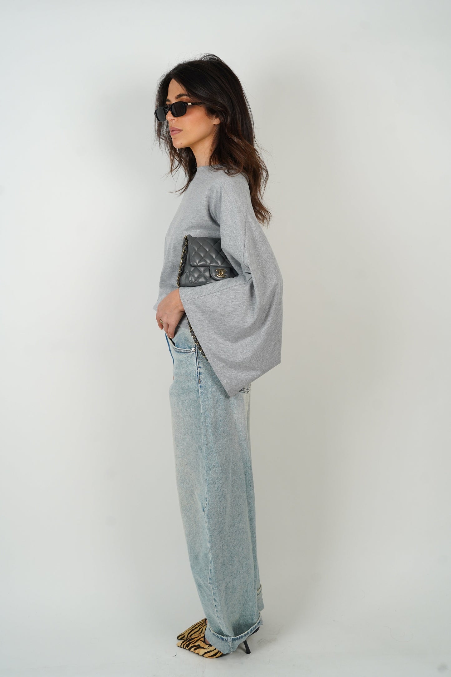 Ora T-Shirt Grey