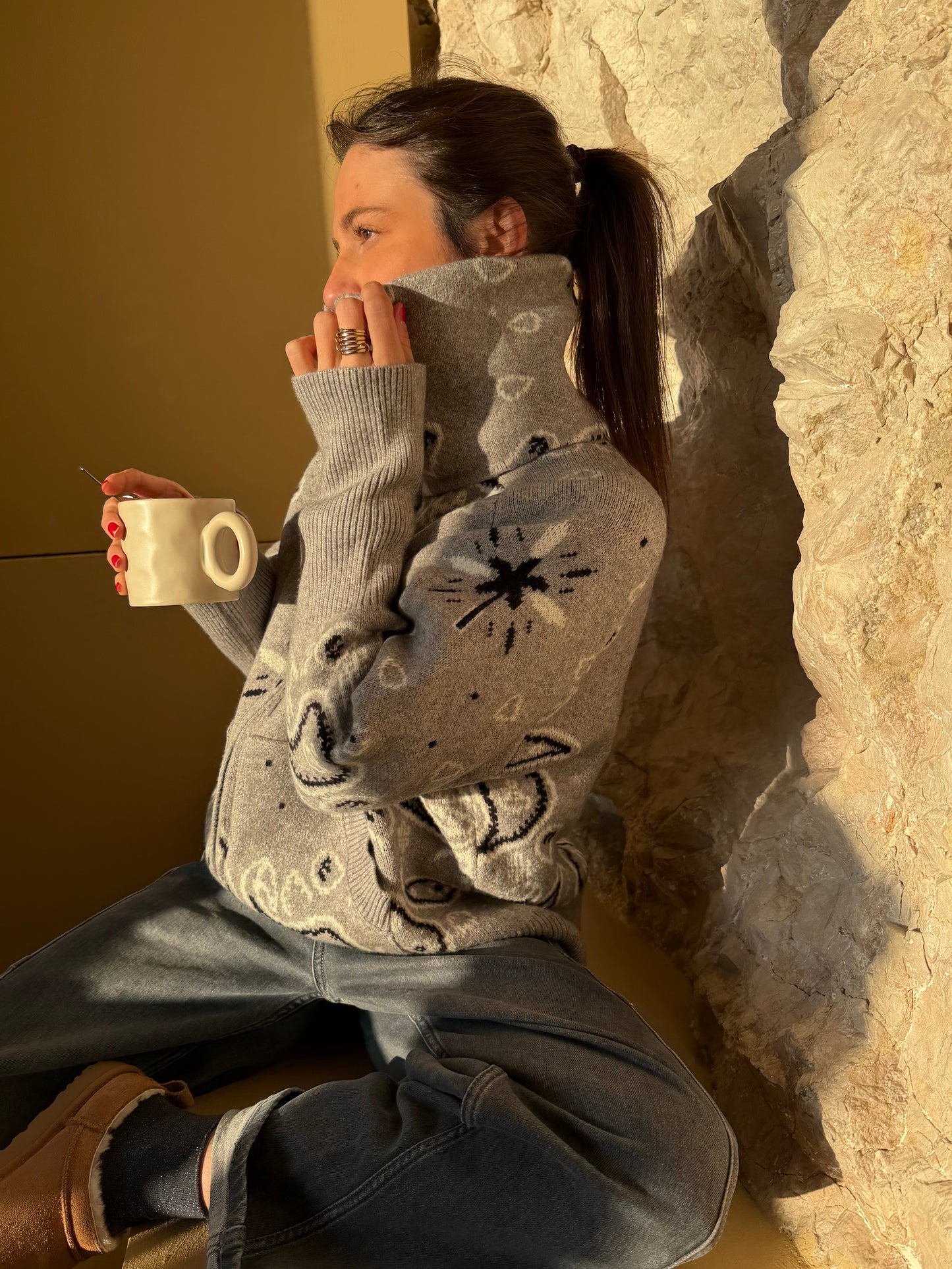 Carla Cardigan Grey