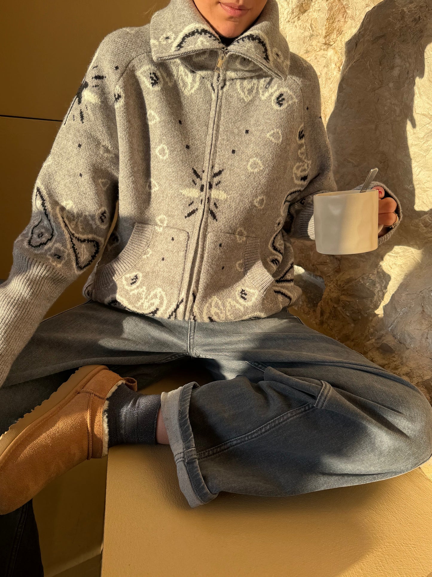 Carla Cardigan Grey