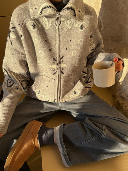 Carla Cardigan Grey