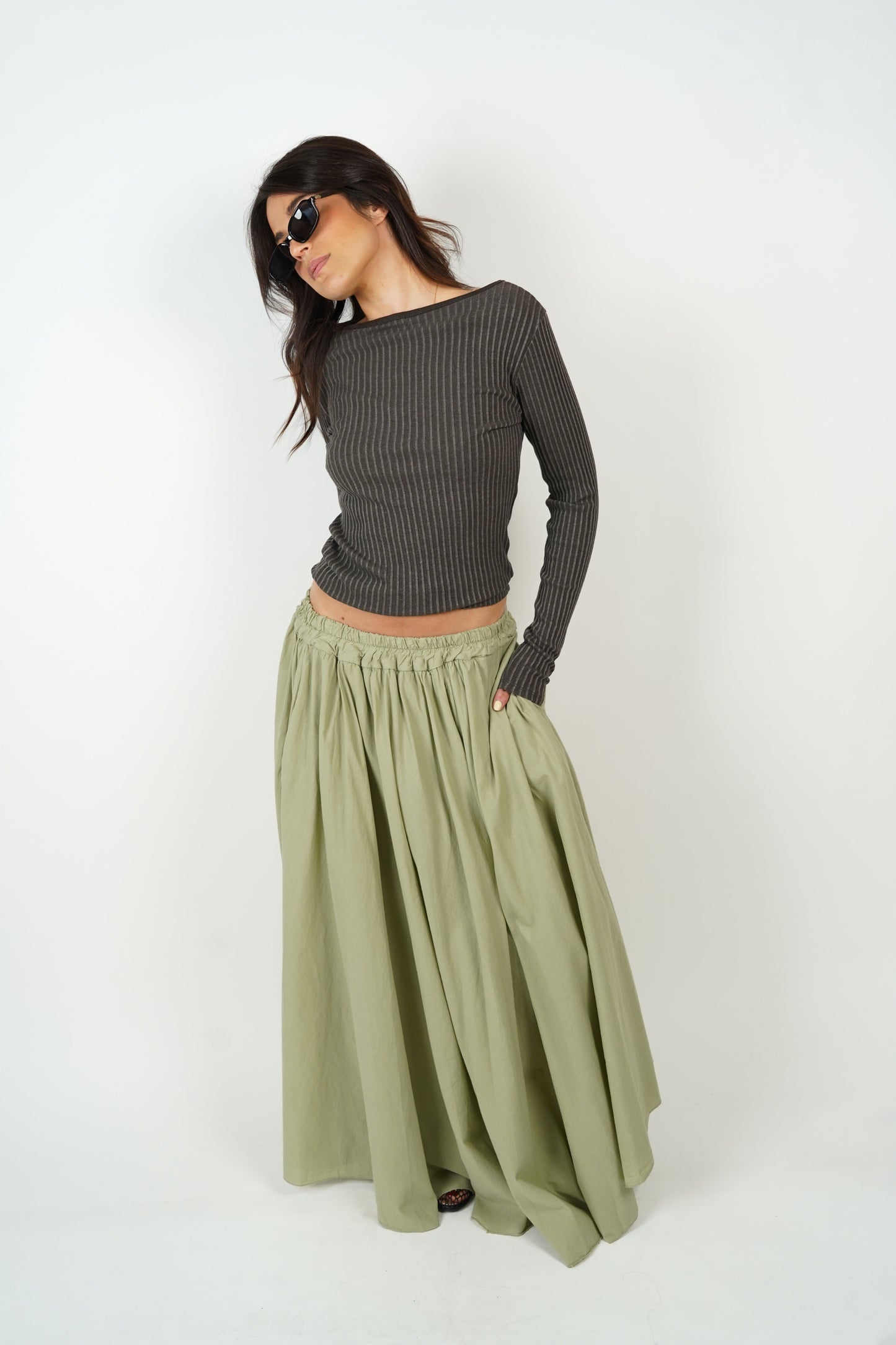 Martine Skirt Khaki