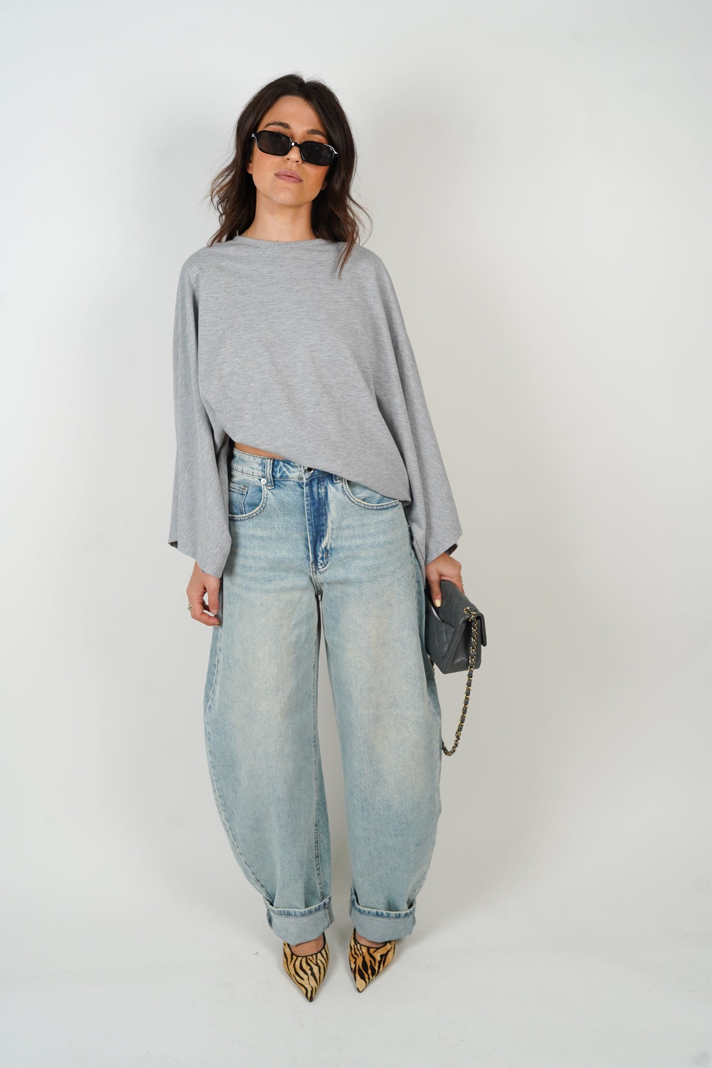 Ora T-Shirt Grey