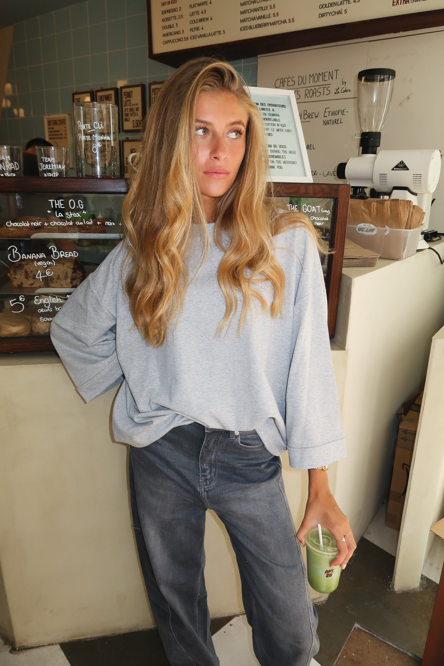 Cécile T-Shirt Grey