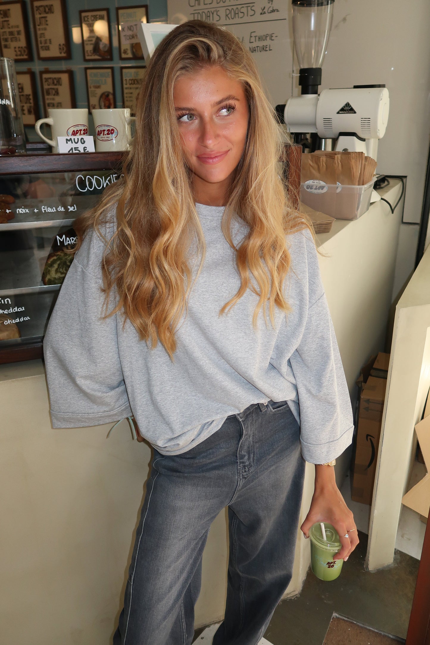 Cécile T-Shirt Grey