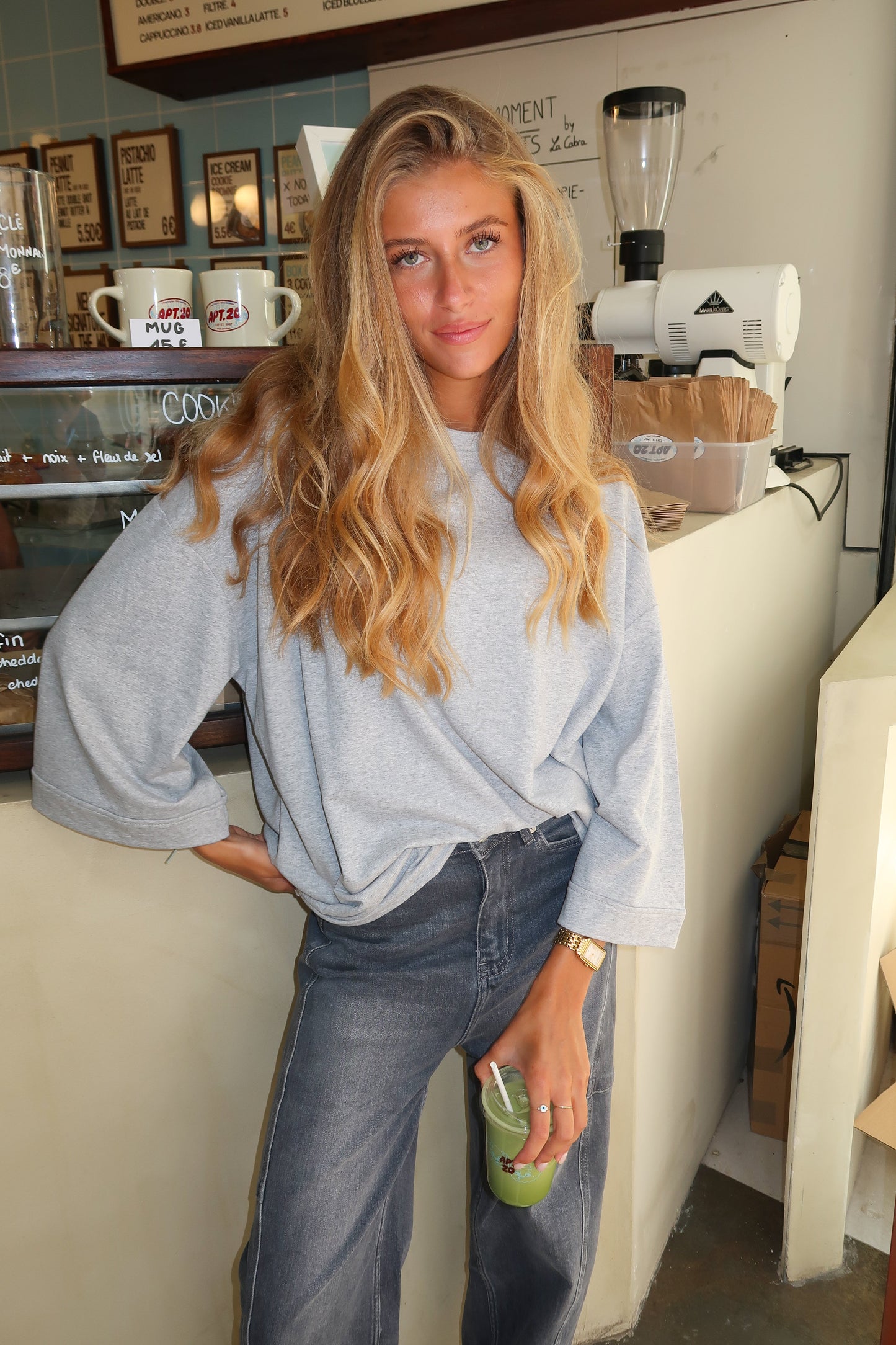Cécile T-Shirt Grey