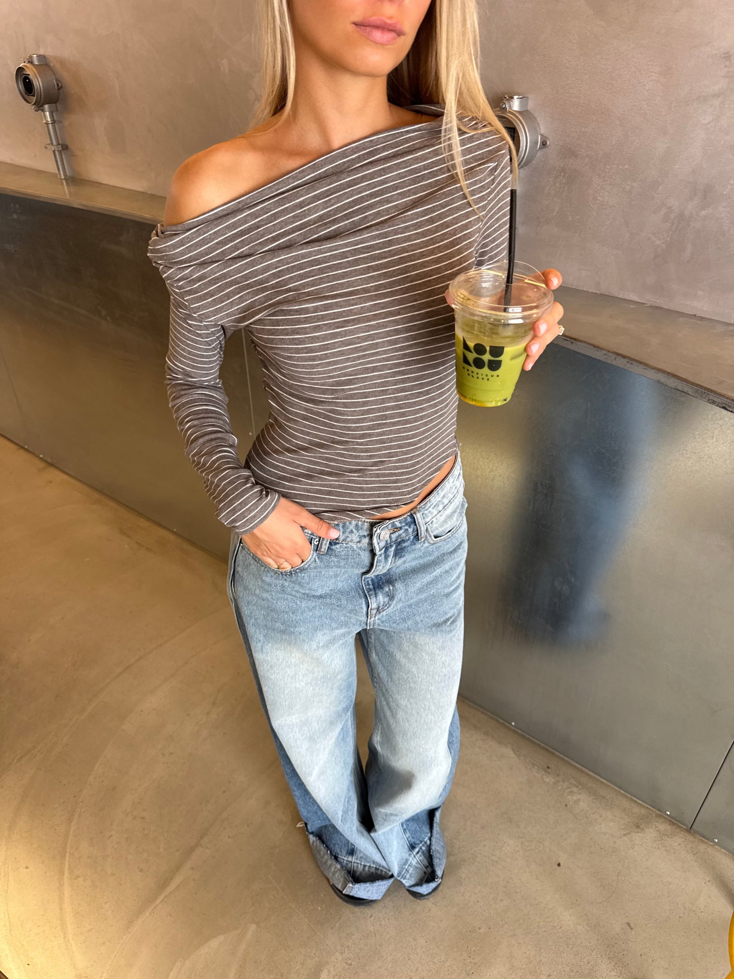 Tina Top Grey