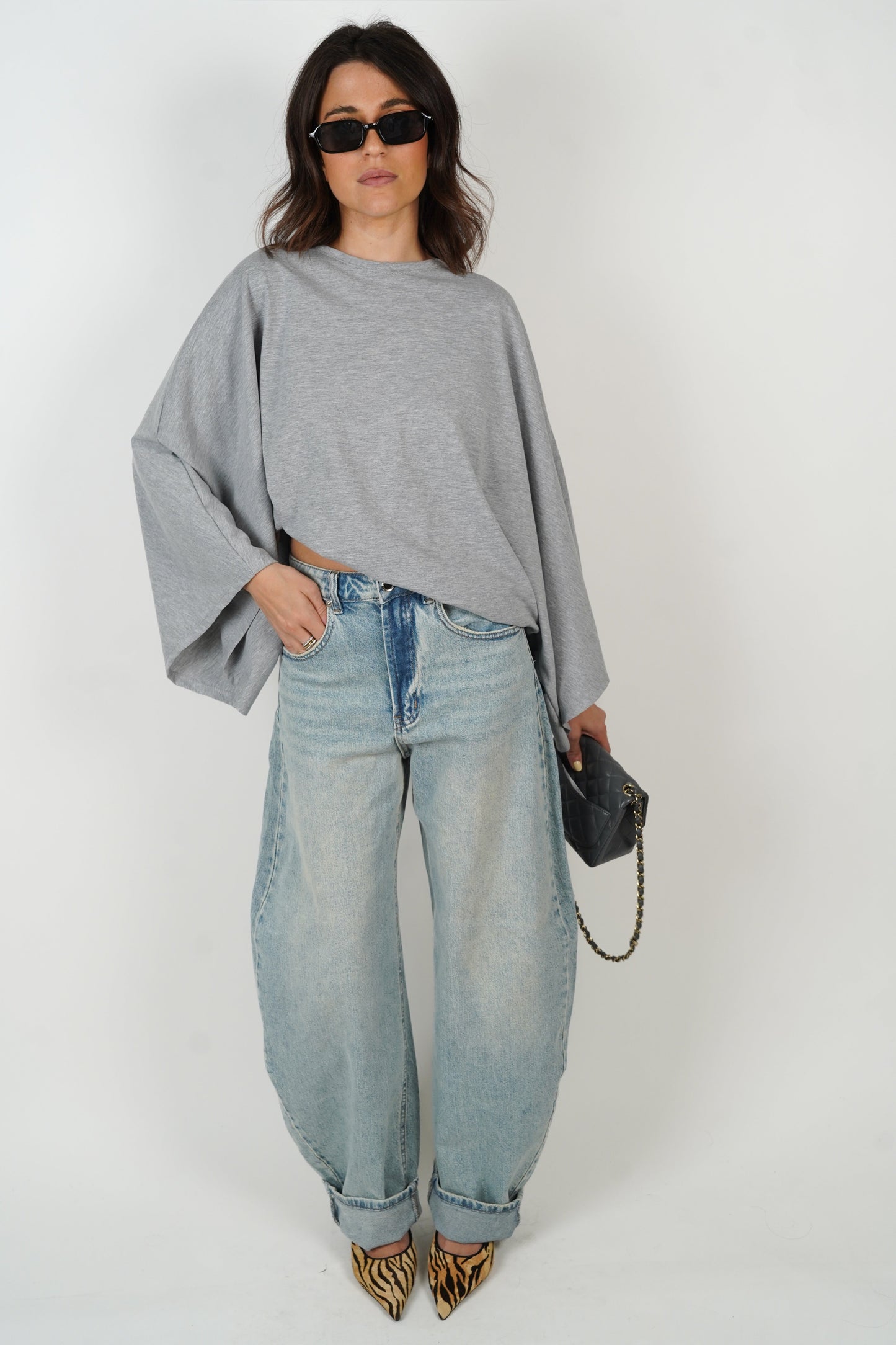Ora T-Shirt Grey