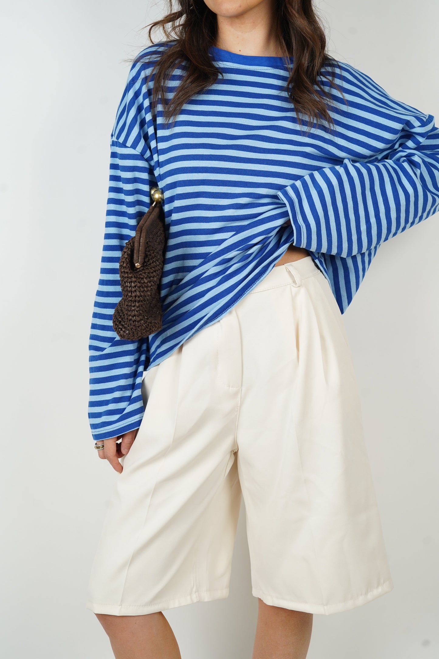 Océane T-Shirt Sky Blue & Royal Blue