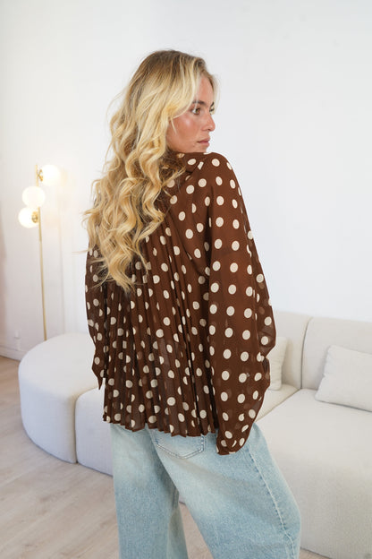Eléanore Blouse Brown