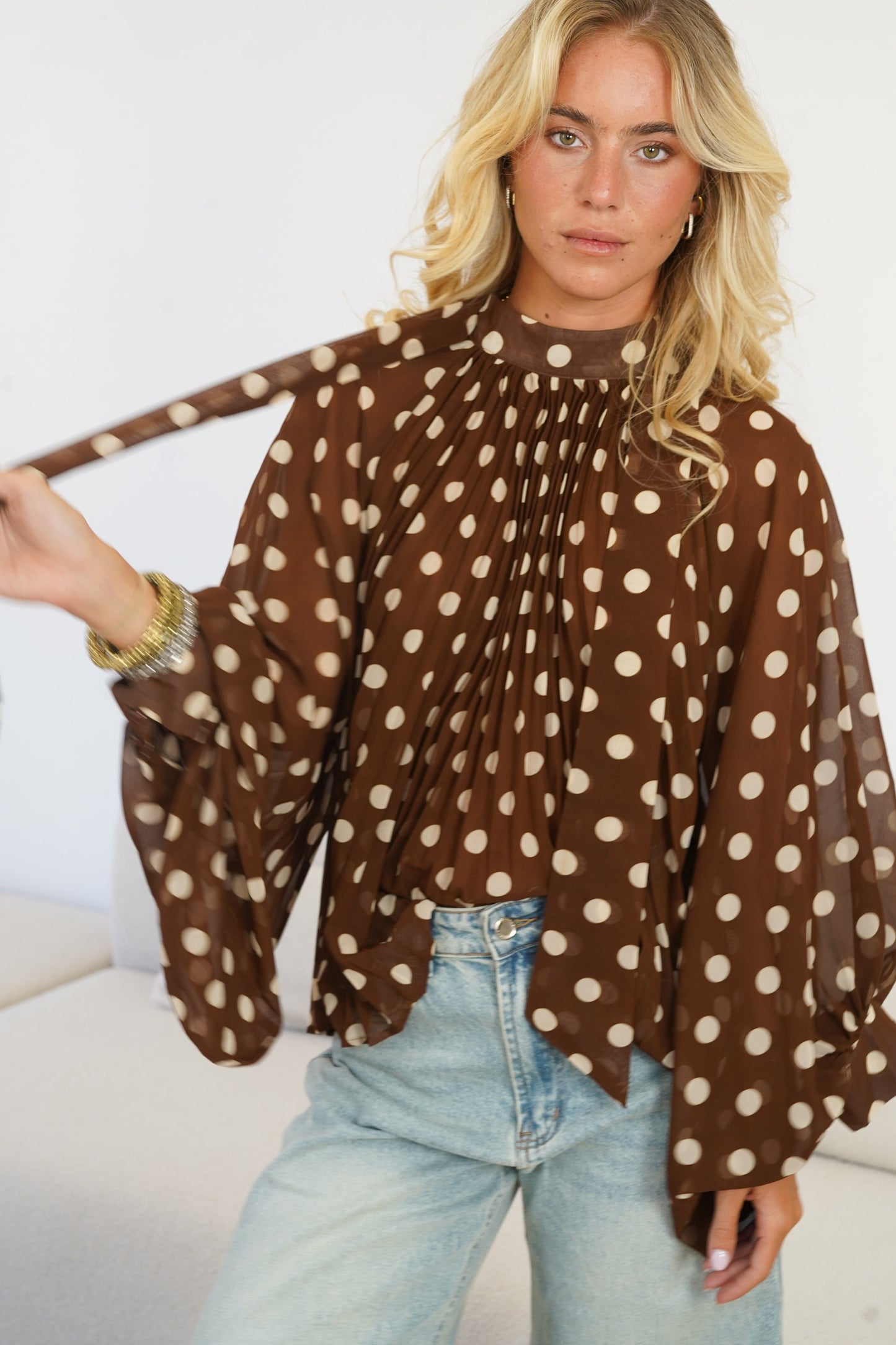 Eléanore Blouse Brown