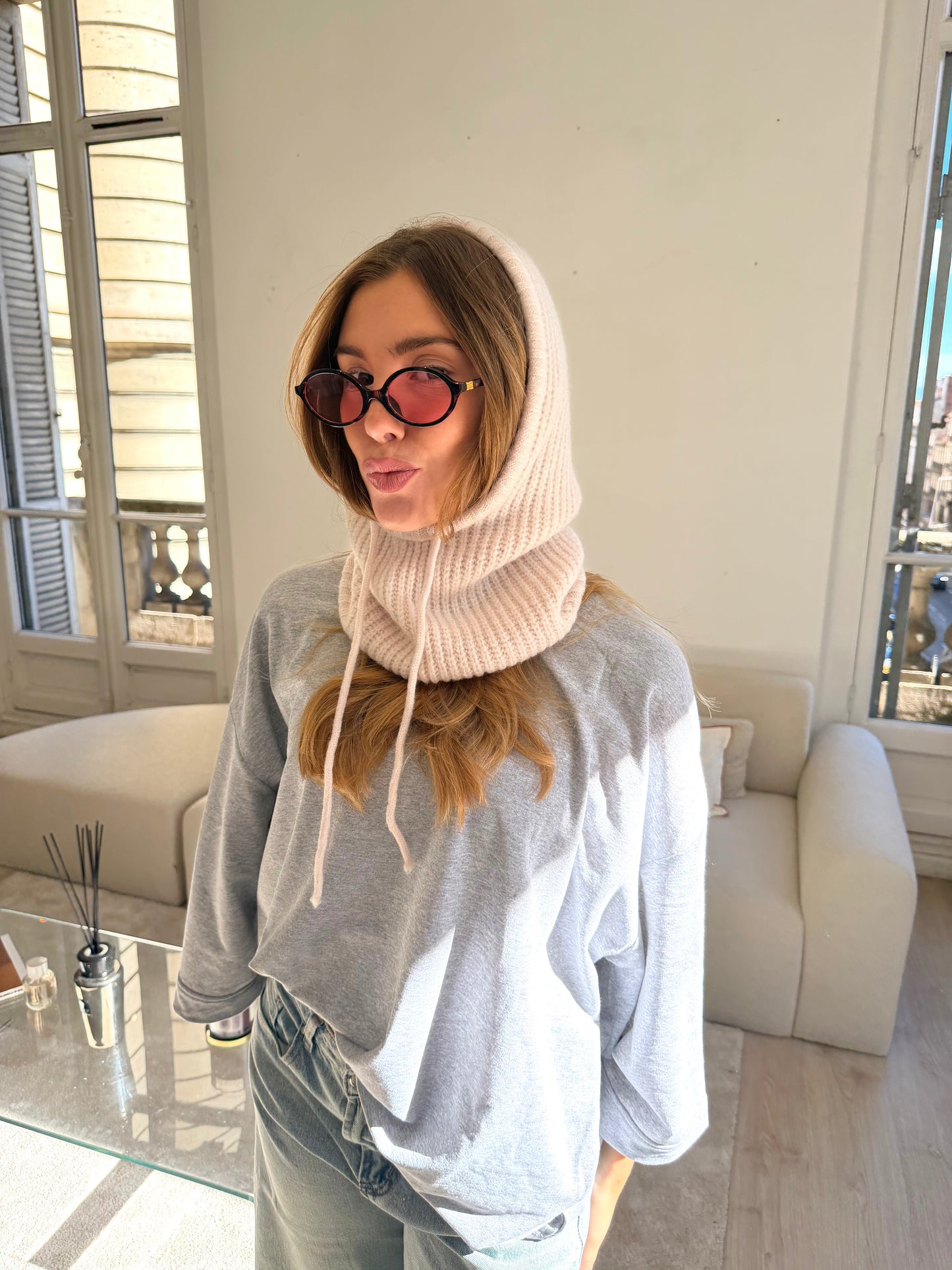 Diana Balaclava Beige