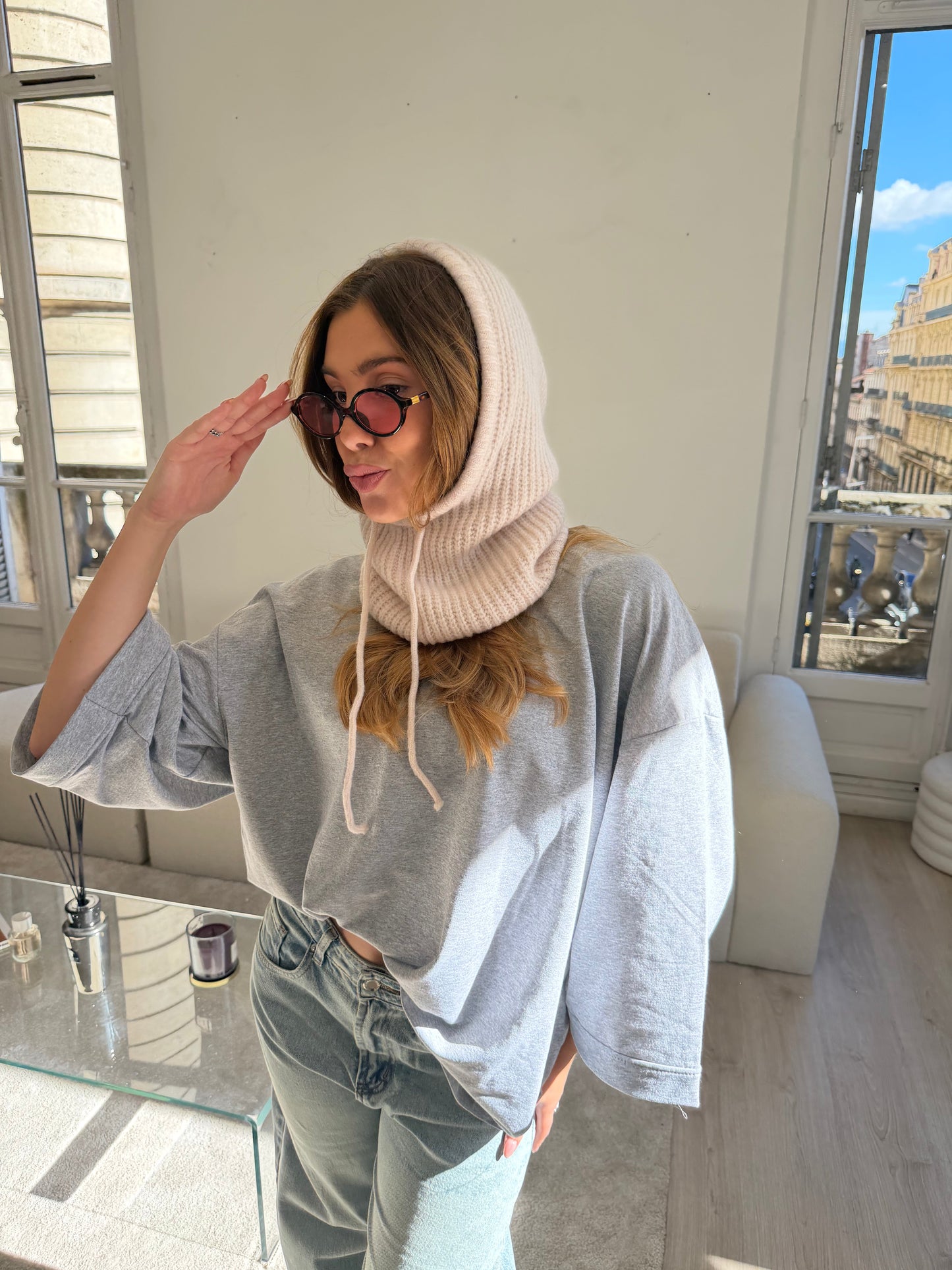 Diana Balaclava Beige