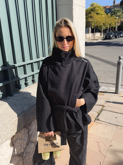Roxane Coat Black