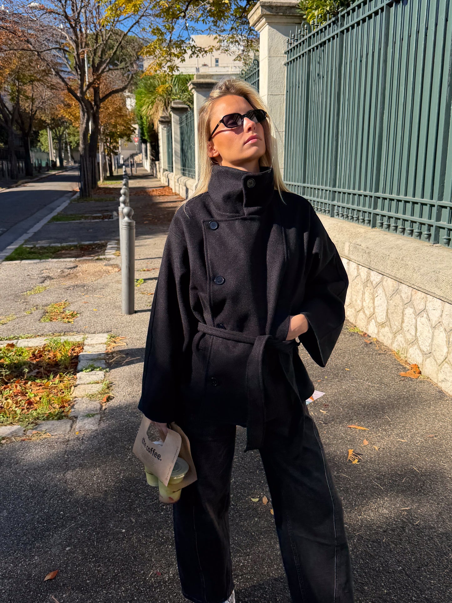 Roxane Coat Black